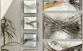 Oeuvre murales sur verre -Lisière