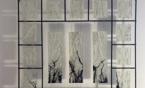 Oeuvre murales sur verre -Lisière
